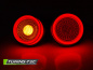 Preview: Voll LED Upgrade Design Rückleuchten für Ferrari F355 94-99 / F360 99-05 rot/weiß